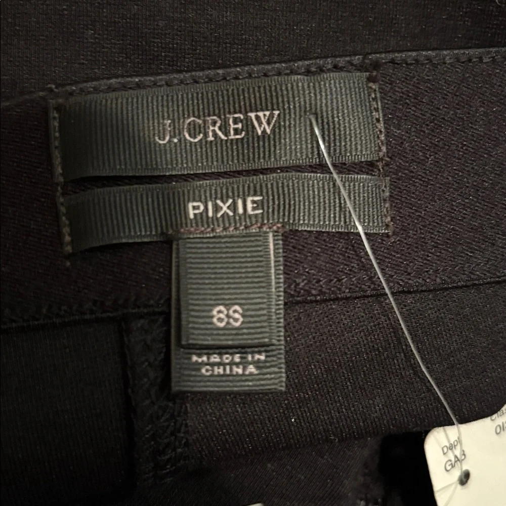 J.Crew Pixie Pant in Stretch Ponte Black Size 8S - Picture 8 of 9